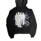 Live Different Acid Wash Zip Up Hoodie